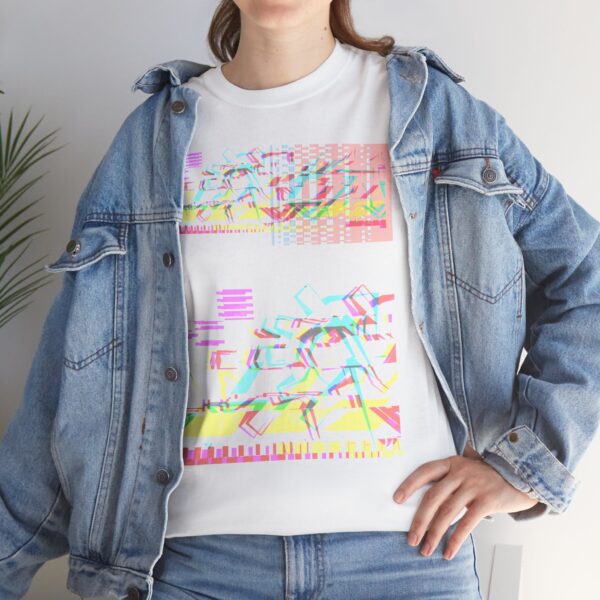 Error 404 Glitch Unisex Heavy Cotton Tee - Image 7