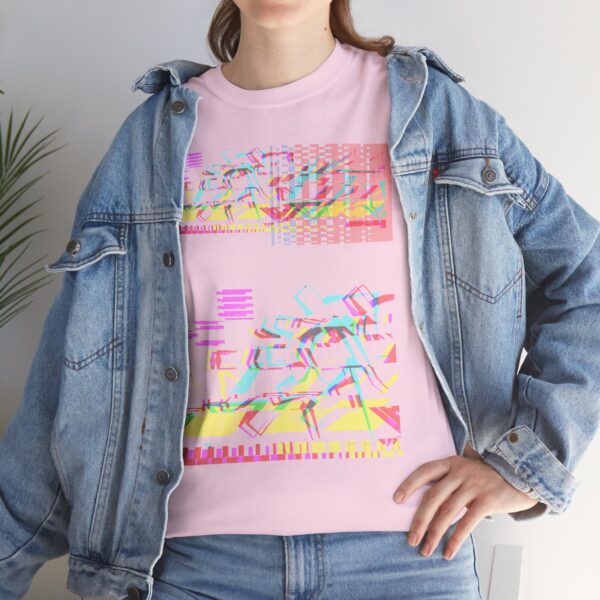 Error 404 Glitch Unisex Heavy Cotton Tee - Image 70