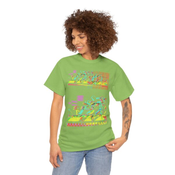Error 404 Glitch Unisex Heavy Cotton Tee - Image 45
