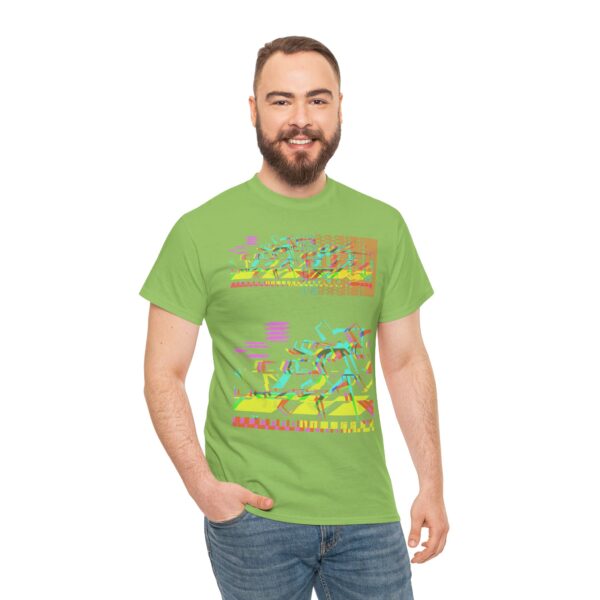 Error 404 Glitch Unisex Heavy Cotton Tee - Image 47
