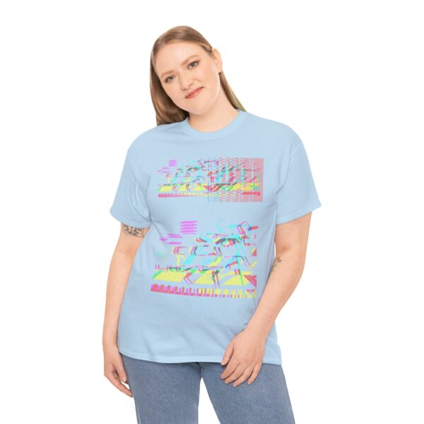 Error 404 Glitch Unisex Heavy Cotton Tee - Image 53