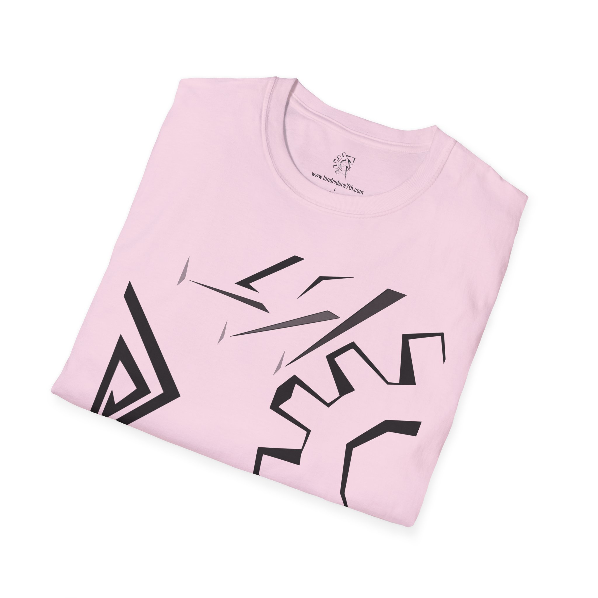 LR7 Shapes Unisex Softstyle T-Shirt - Image 60