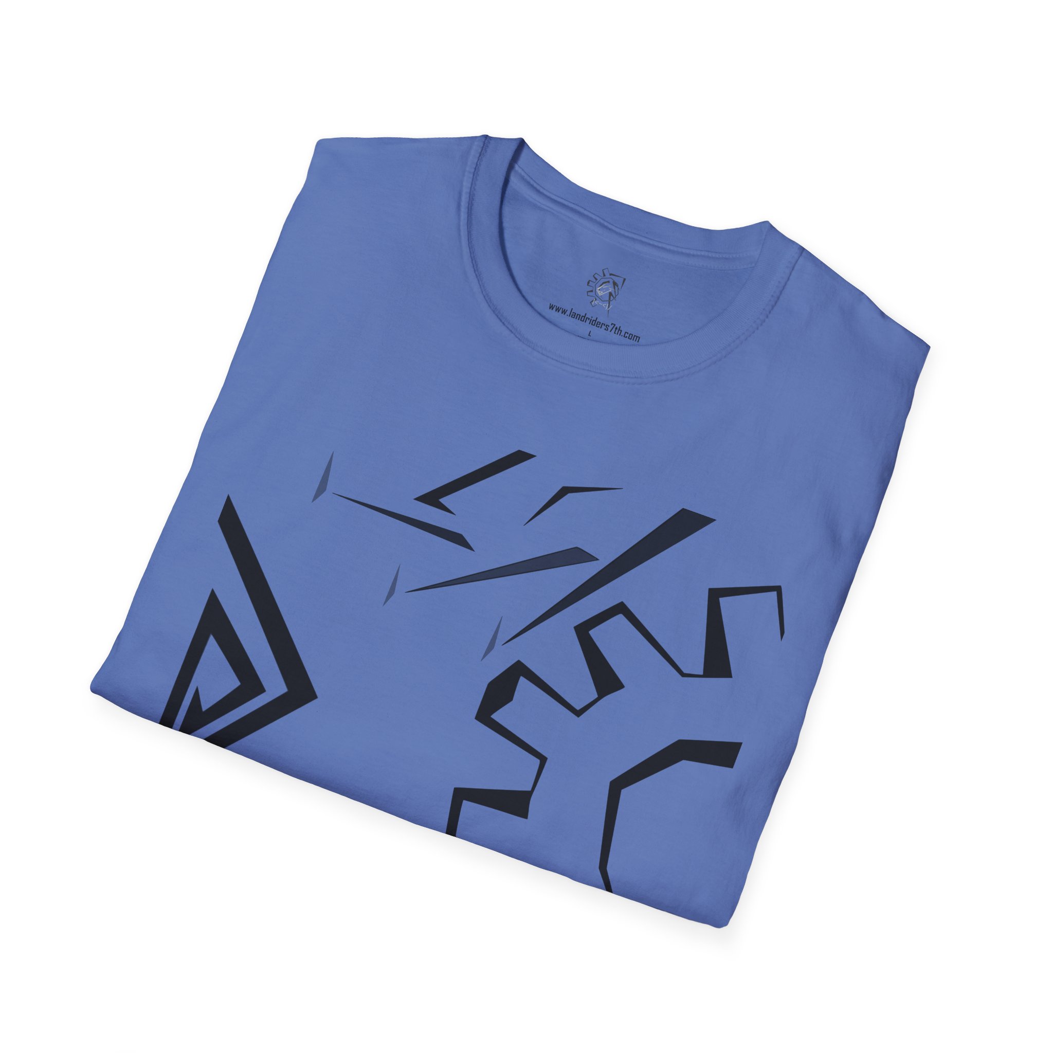 LR7 Shapes Unisex Softstyle T-Shirt - Image 44
