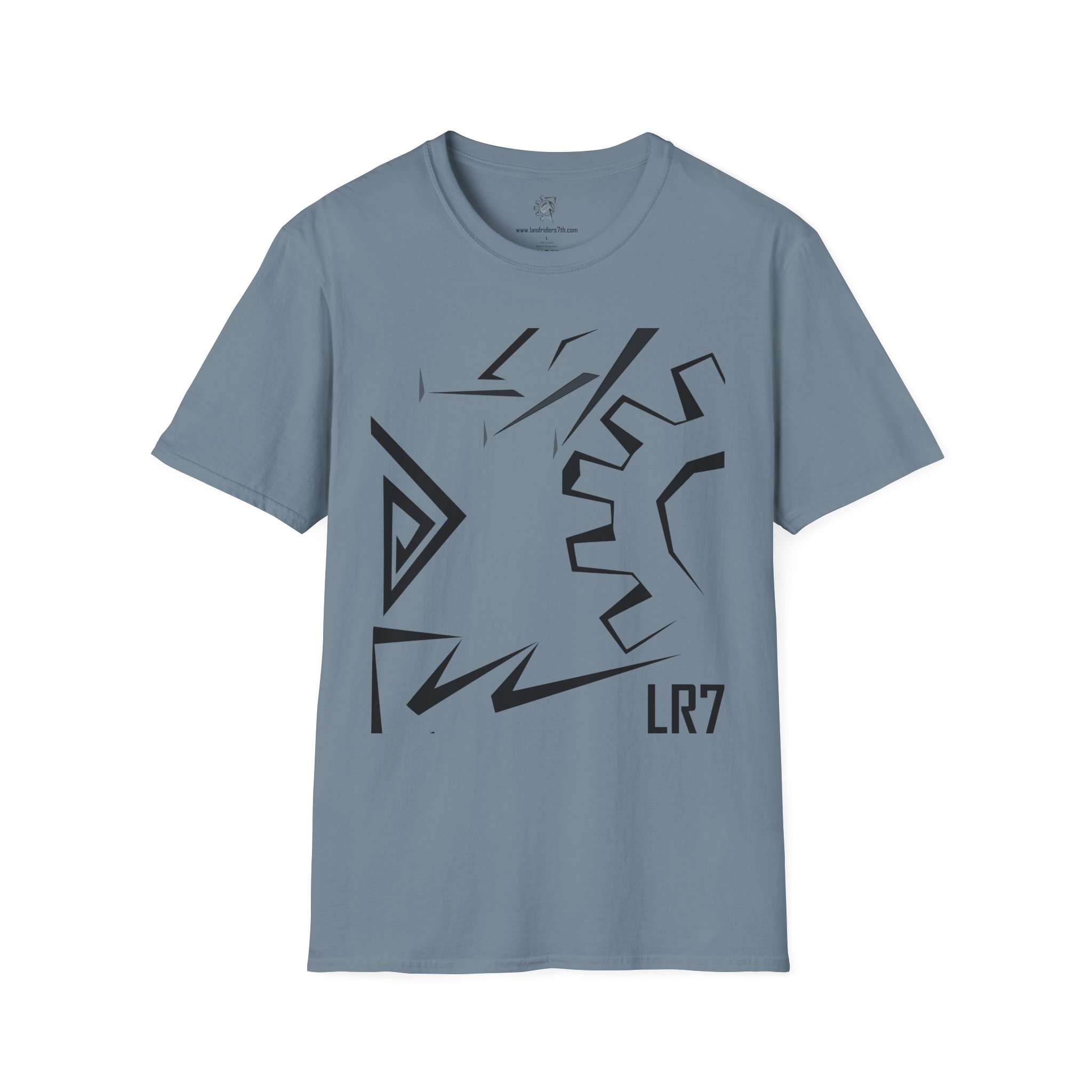 LR7 Shapes Unisex Softstyle T-Shirt - Image 45