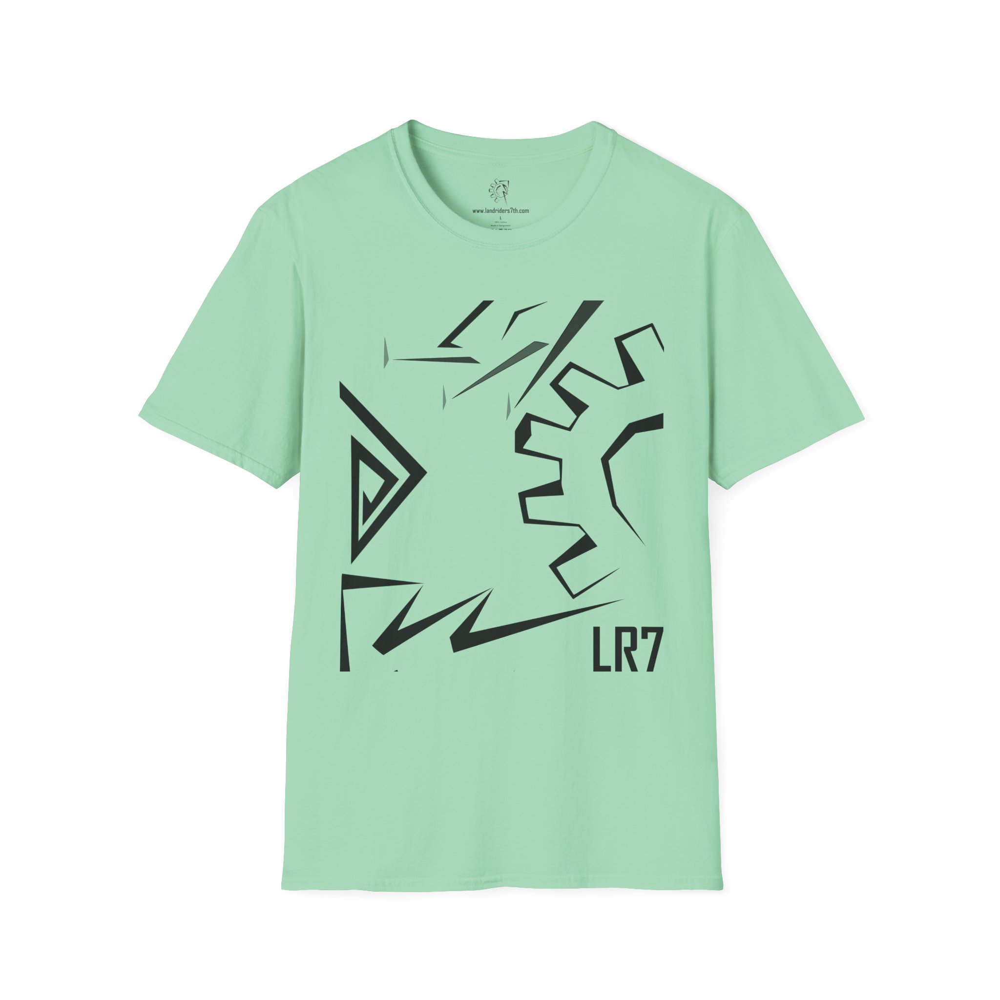 LR7 Shapes Unisex Softstyle T-Shirt - Image 25