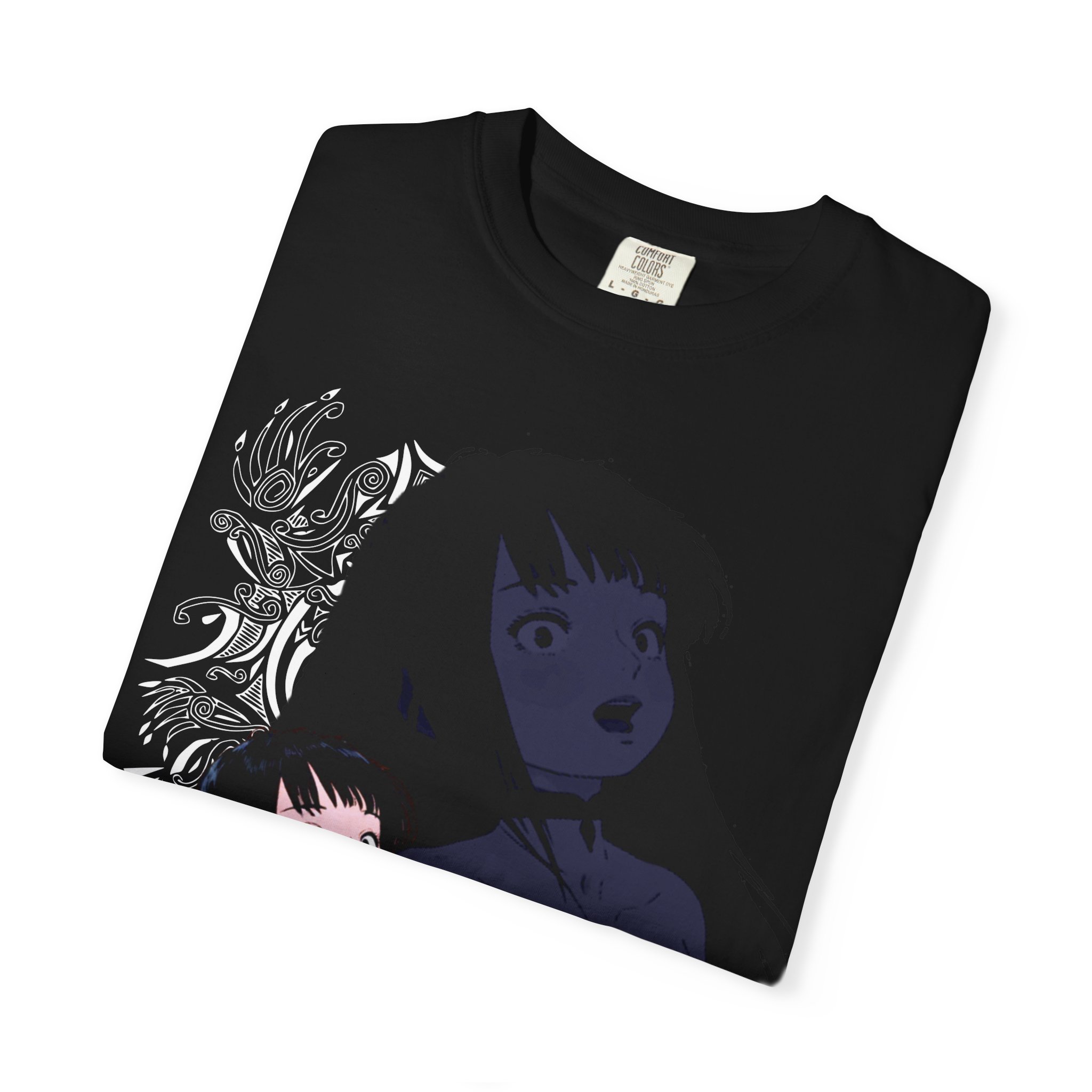 Eden The Lady In Red Anime Cover Unisex Garment-Dyed T-shirt - Image 3