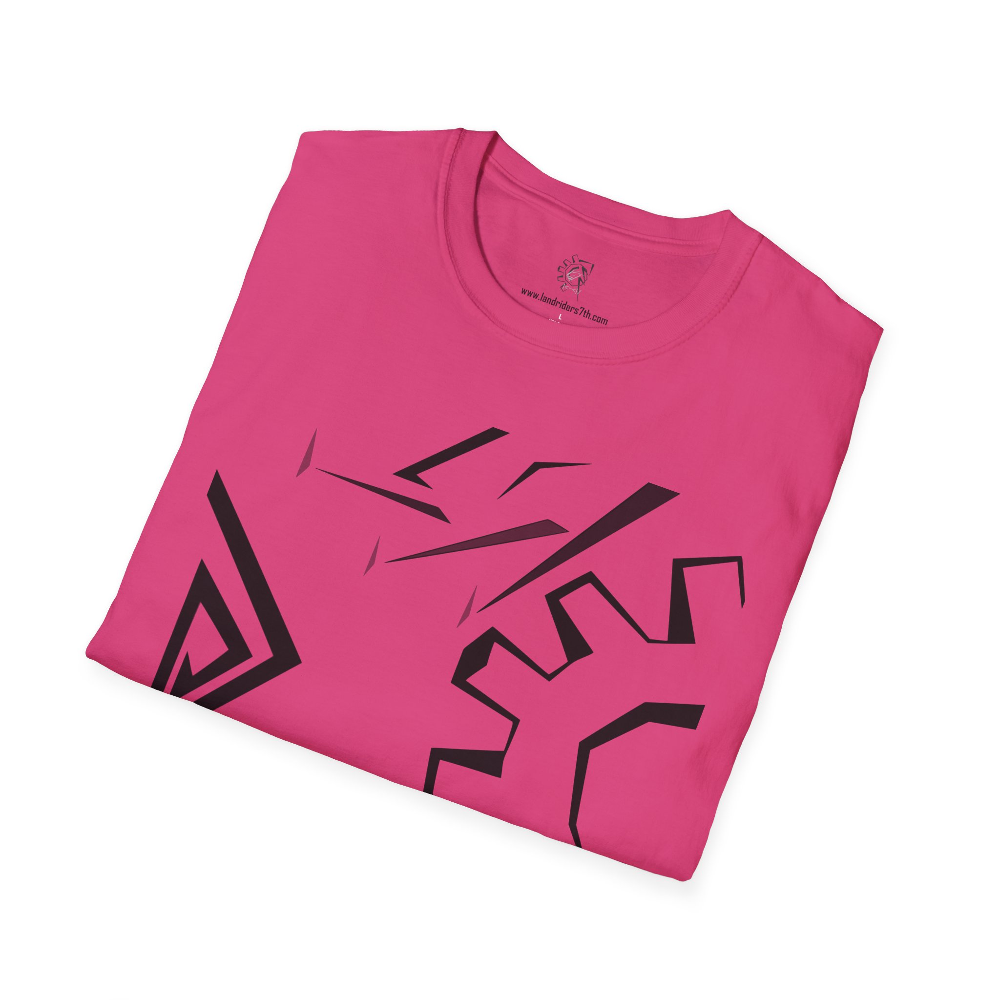 LR7 Shapes Unisex Softstyle T-Shirt - Image 68
