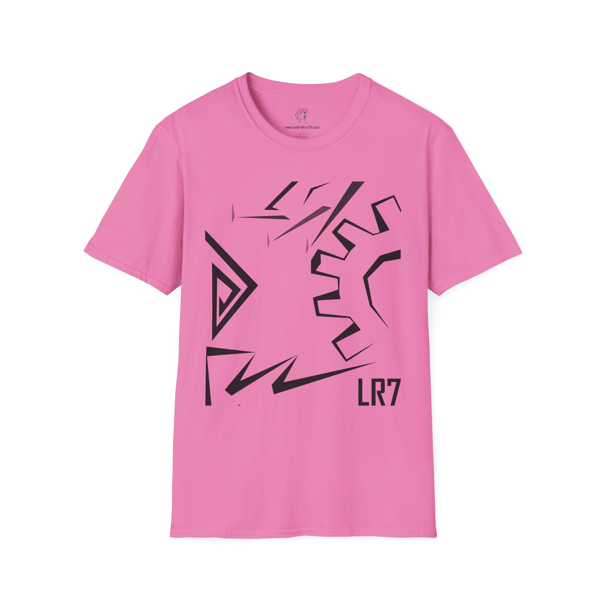 LR7 Shapes Unisex Softstyle T-Shirt - Image 61