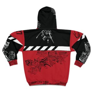 Code Red Unisex Zip Hoodie (AOP) - Image 2