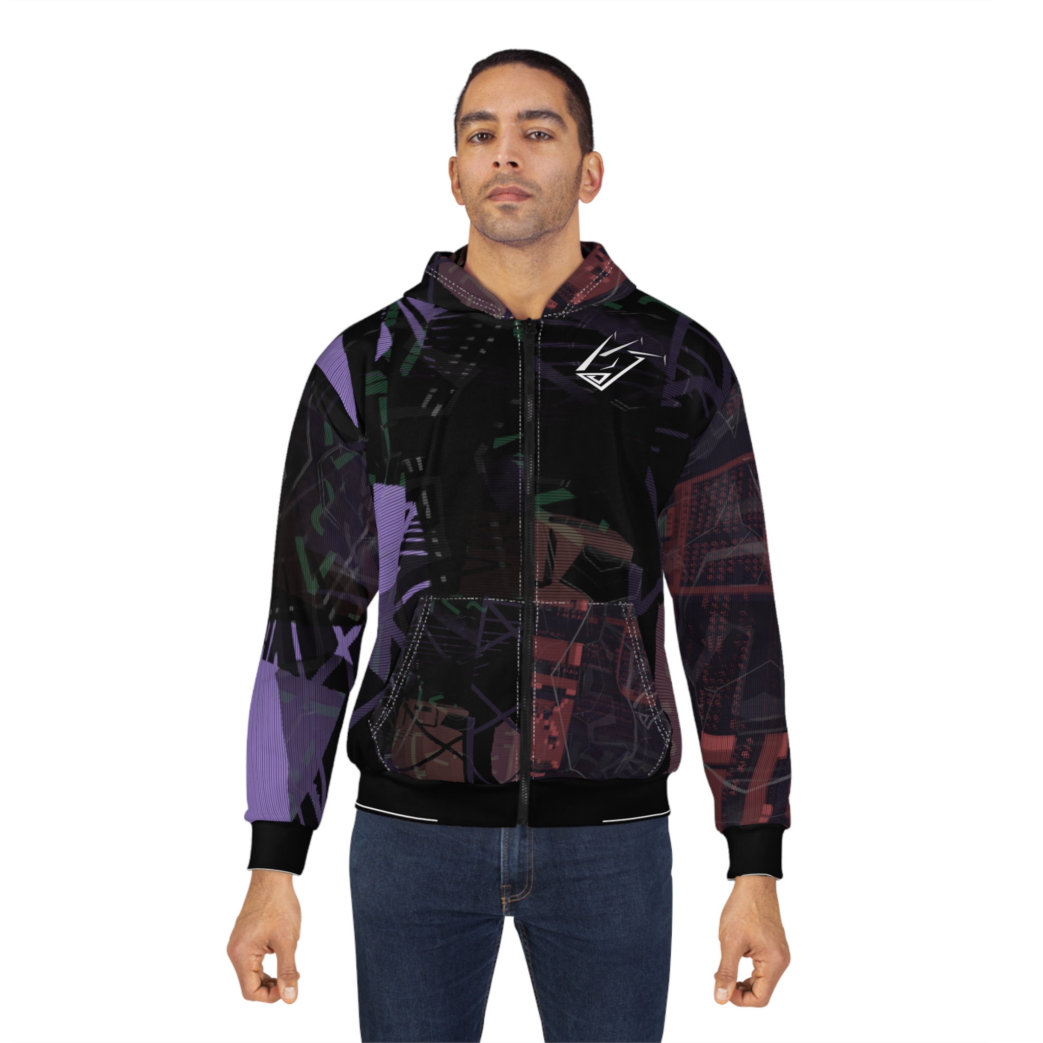 RPG Unisex Zip Hoodie (AOP) - Image 4