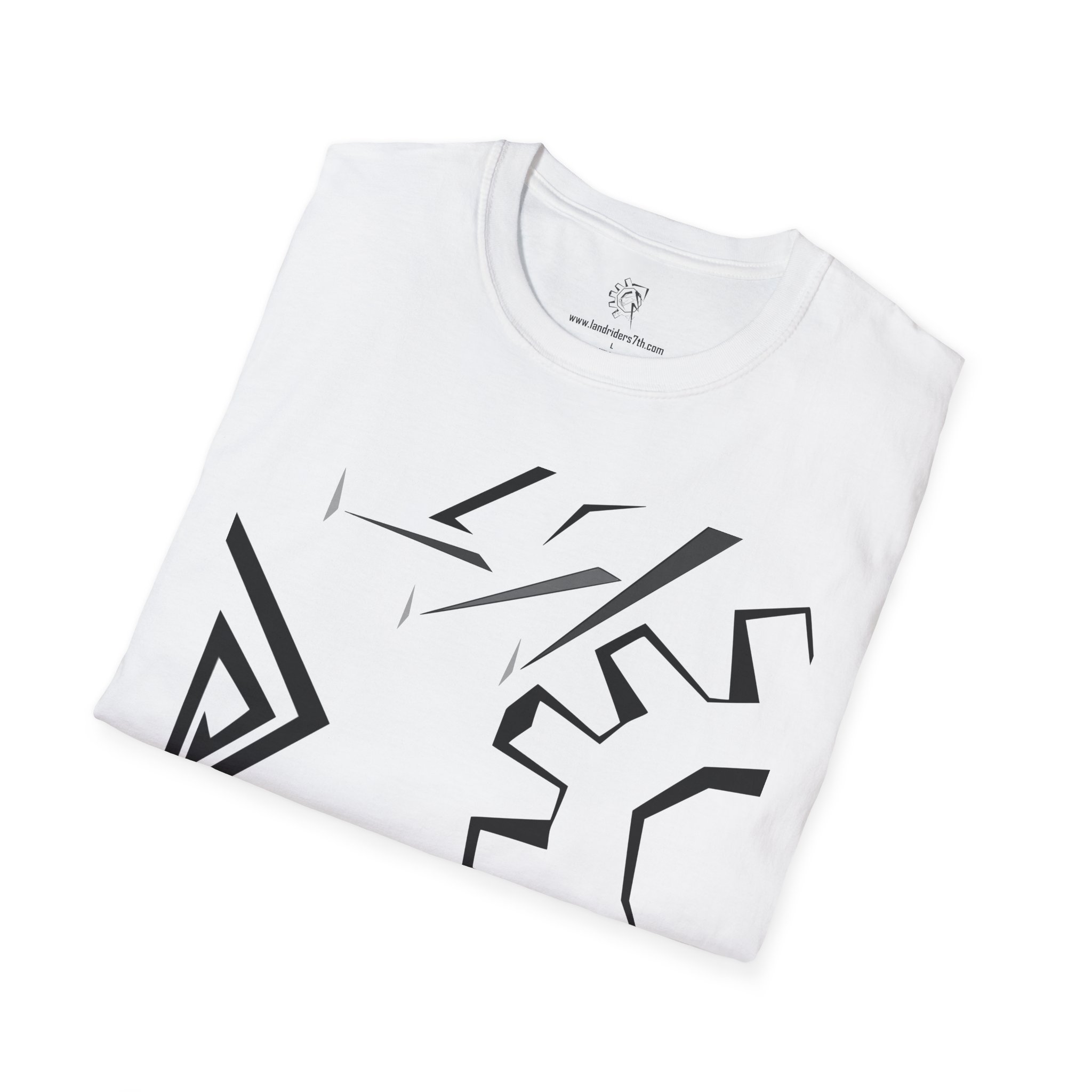 LR7 Shapes Unisex Softstyle T-Shirt - Image 4