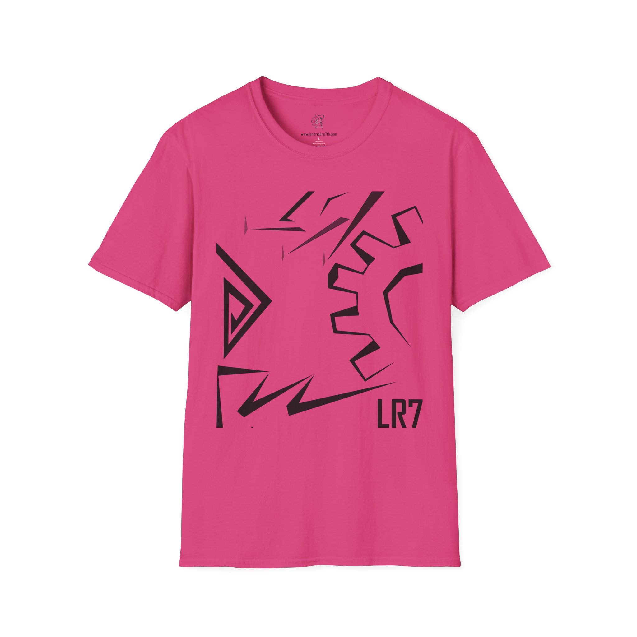 LR7 Shapes Unisex Softstyle T-Shirt - Image 65