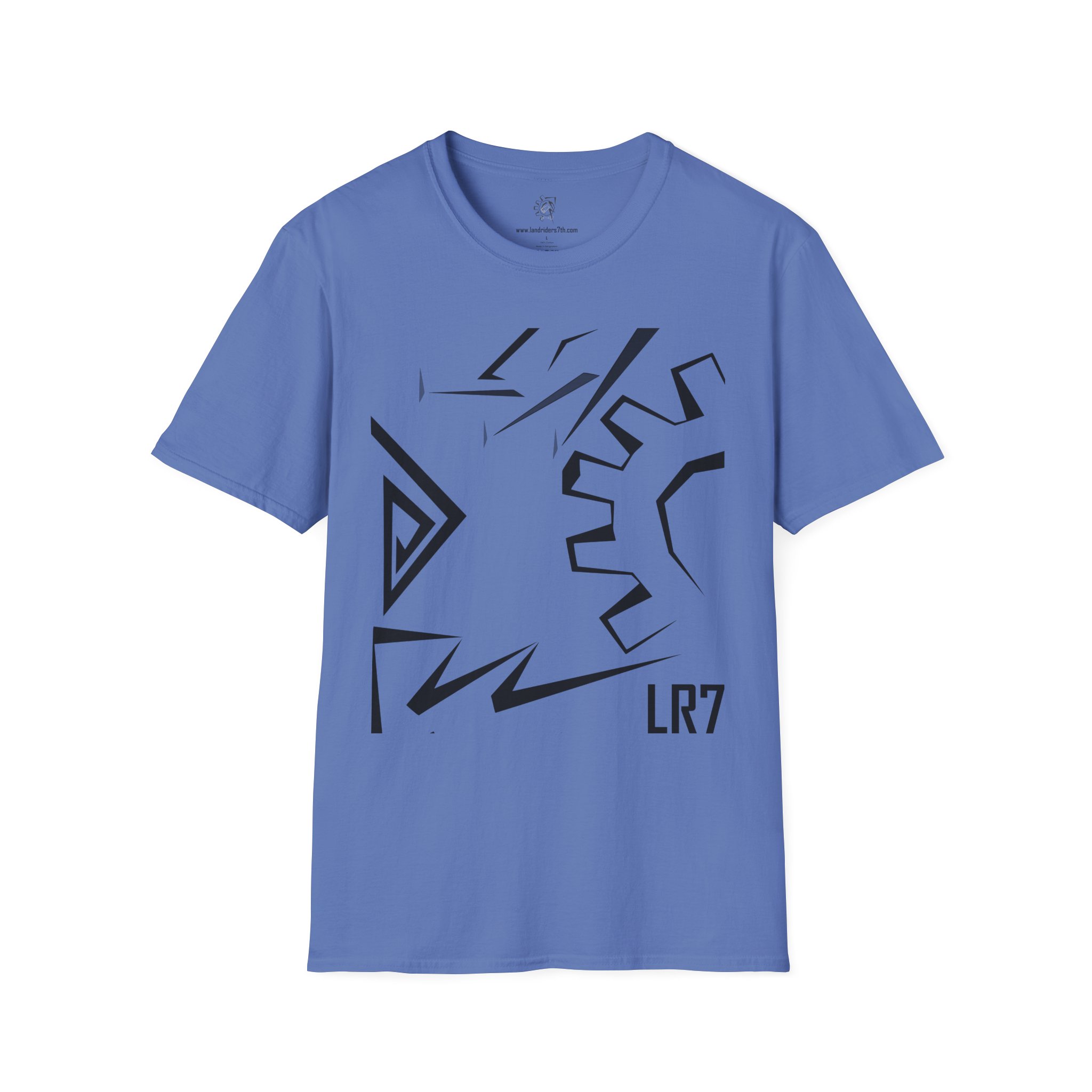 LR7 Shapes Unisex Softstyle T-Shirt - Image 41