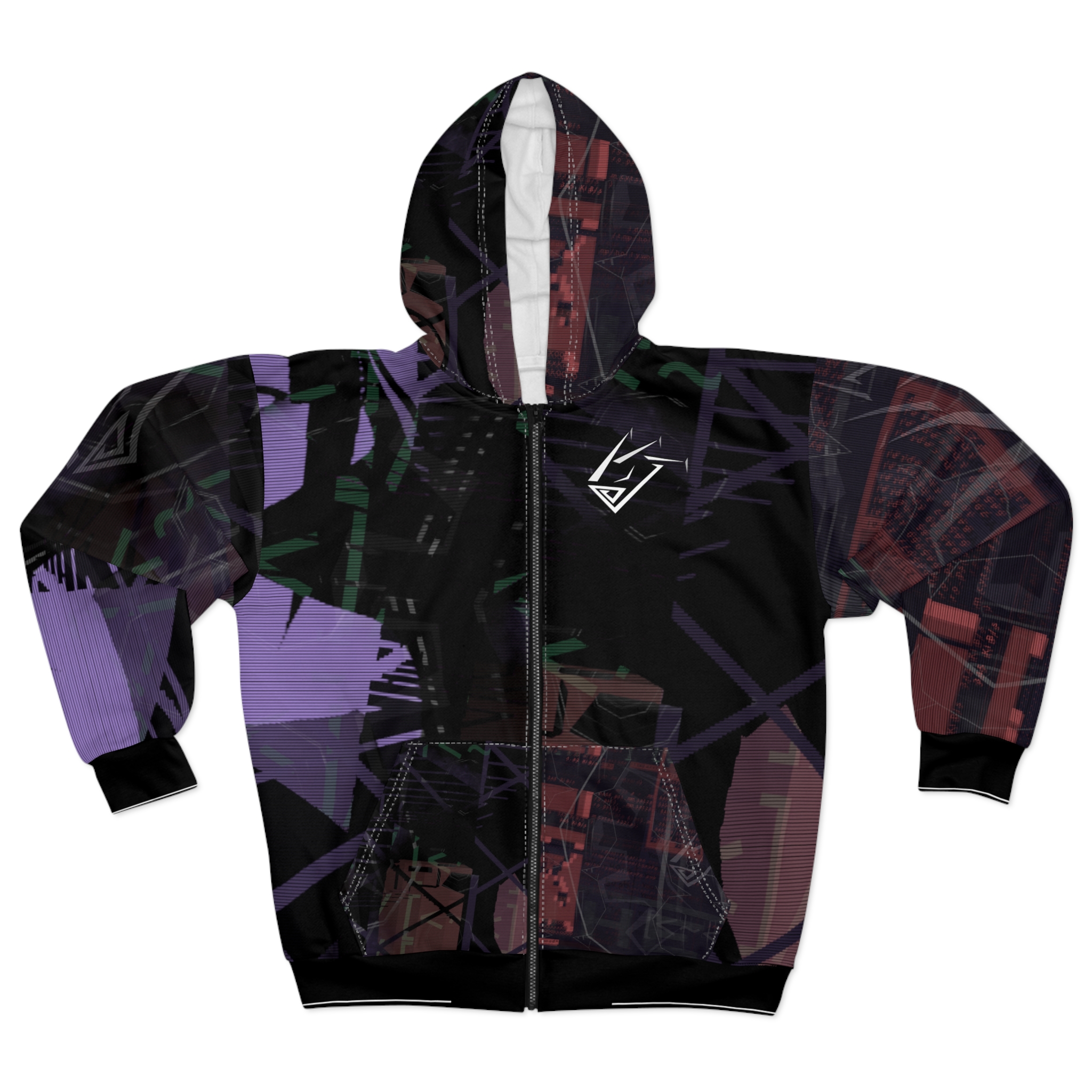 RPG Unisex Zip Hoodie (AOP) - Image 1