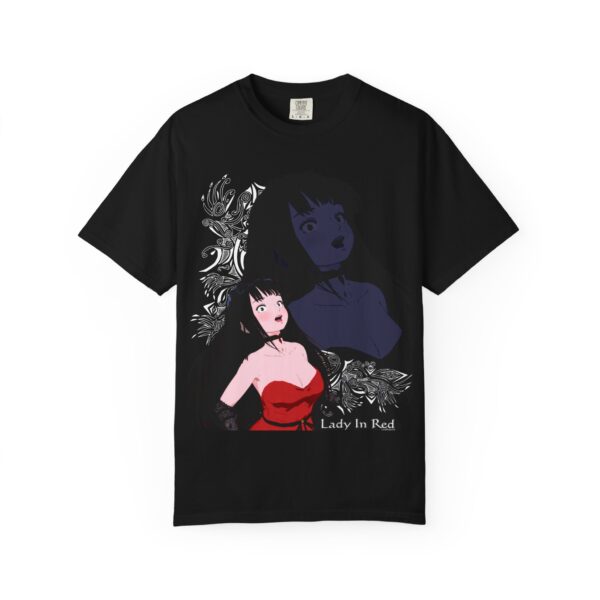 Eden The Lady In Red Anime Cover Unisex Garment-Dyed T-shirt