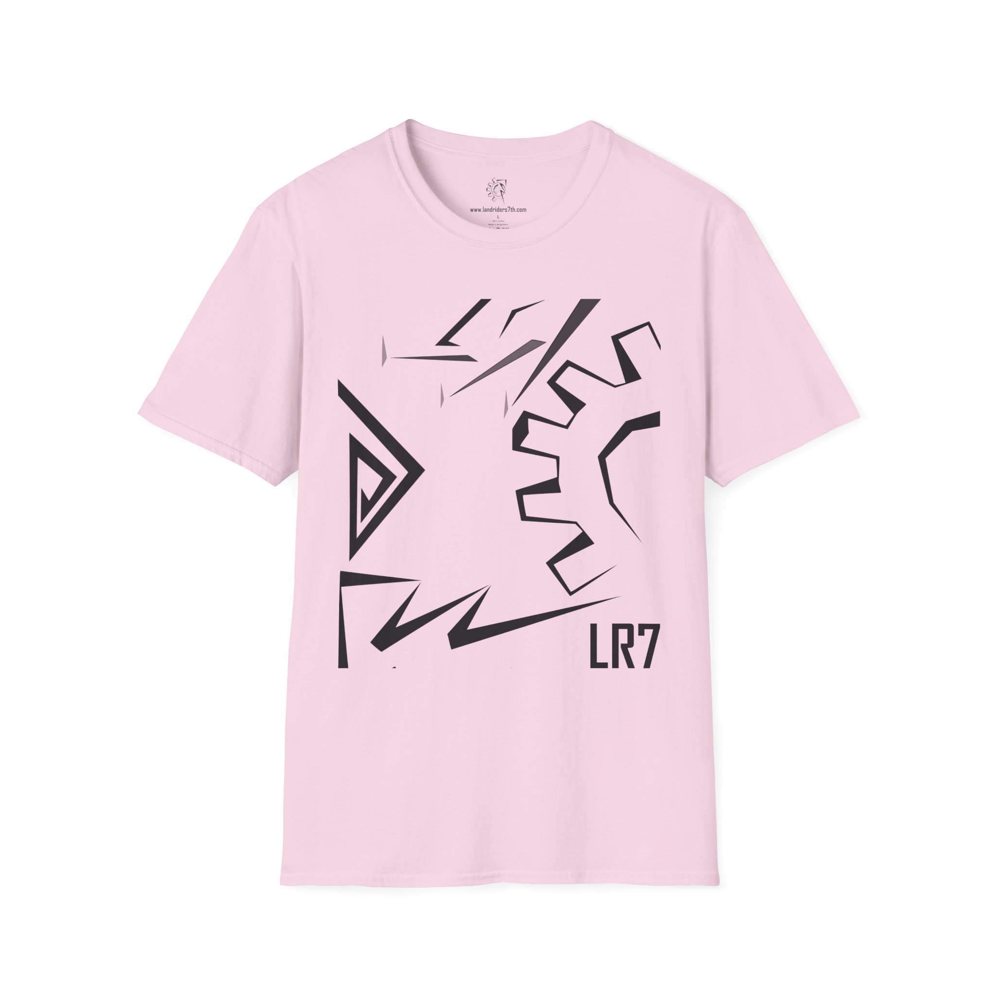 LR7 Shapes Unisex Softstyle T-Shirt - Image 57