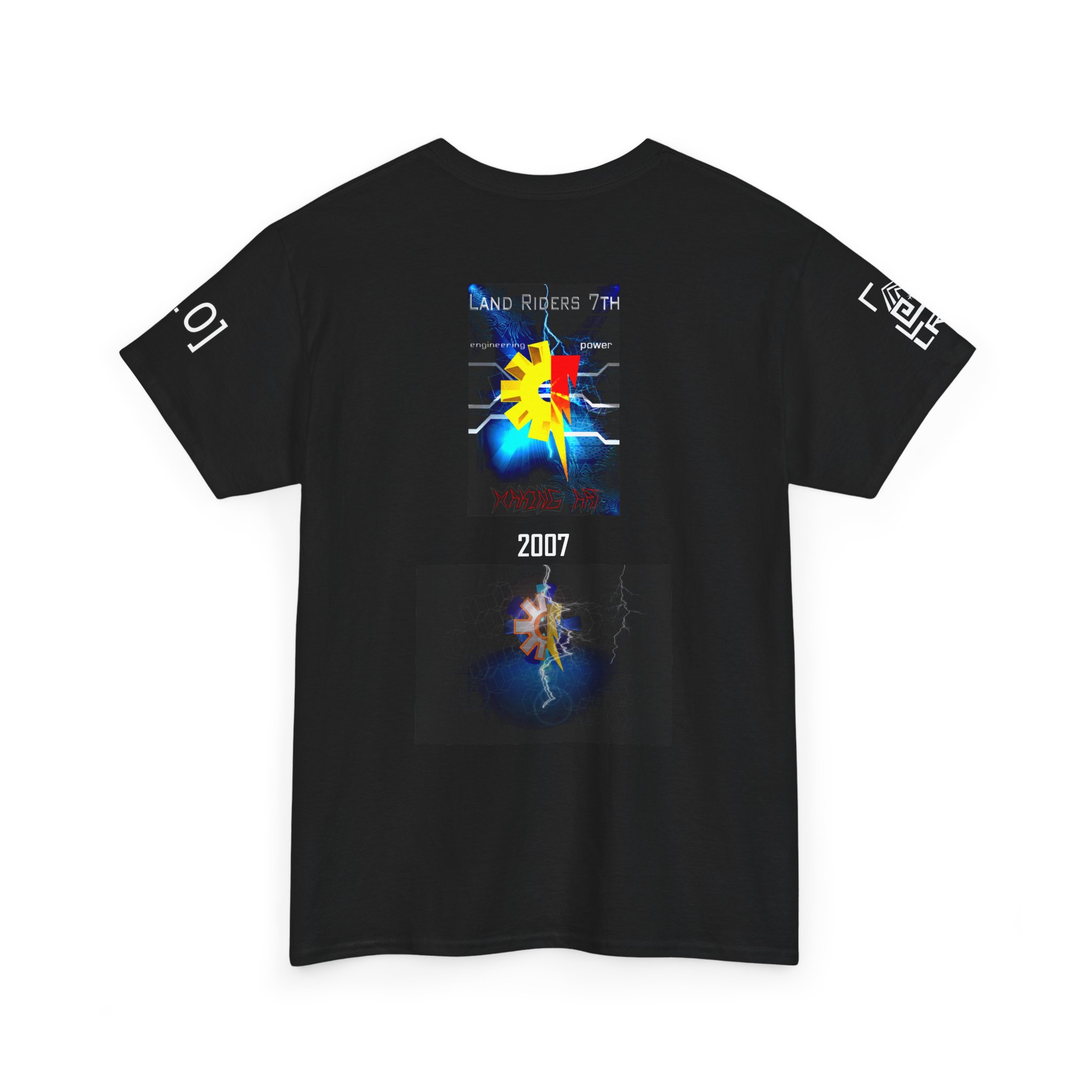 Land Riders Legacy 2007 Unisex Heavy Cotton Tee - Image 4