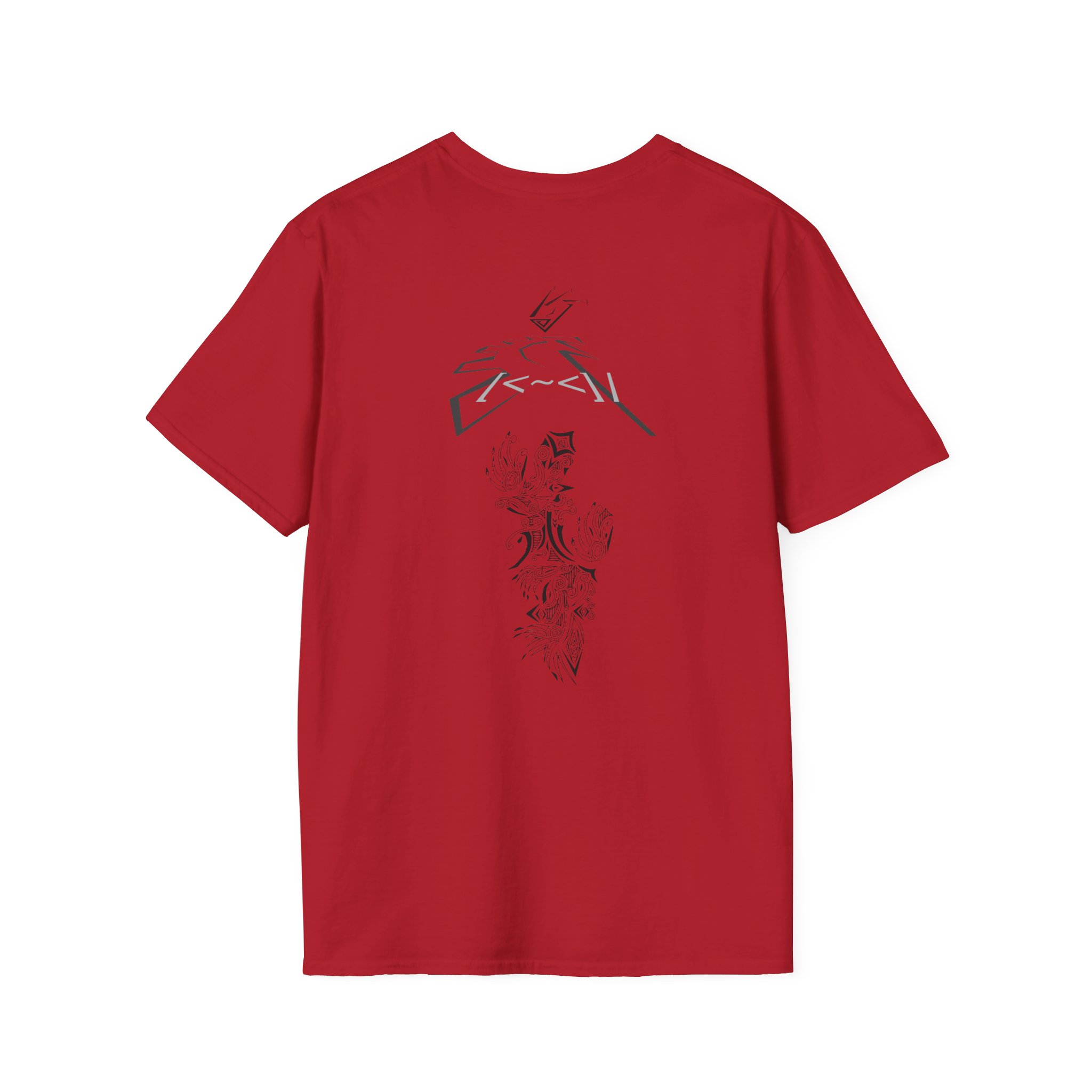LR7 Shapes Unisex Softstyle T-Shirt - Image 70