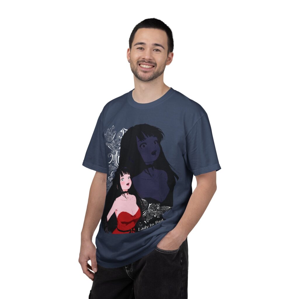 Eden The Lady In Red Anime Cover Unisex Garment-Dyed T-shirt